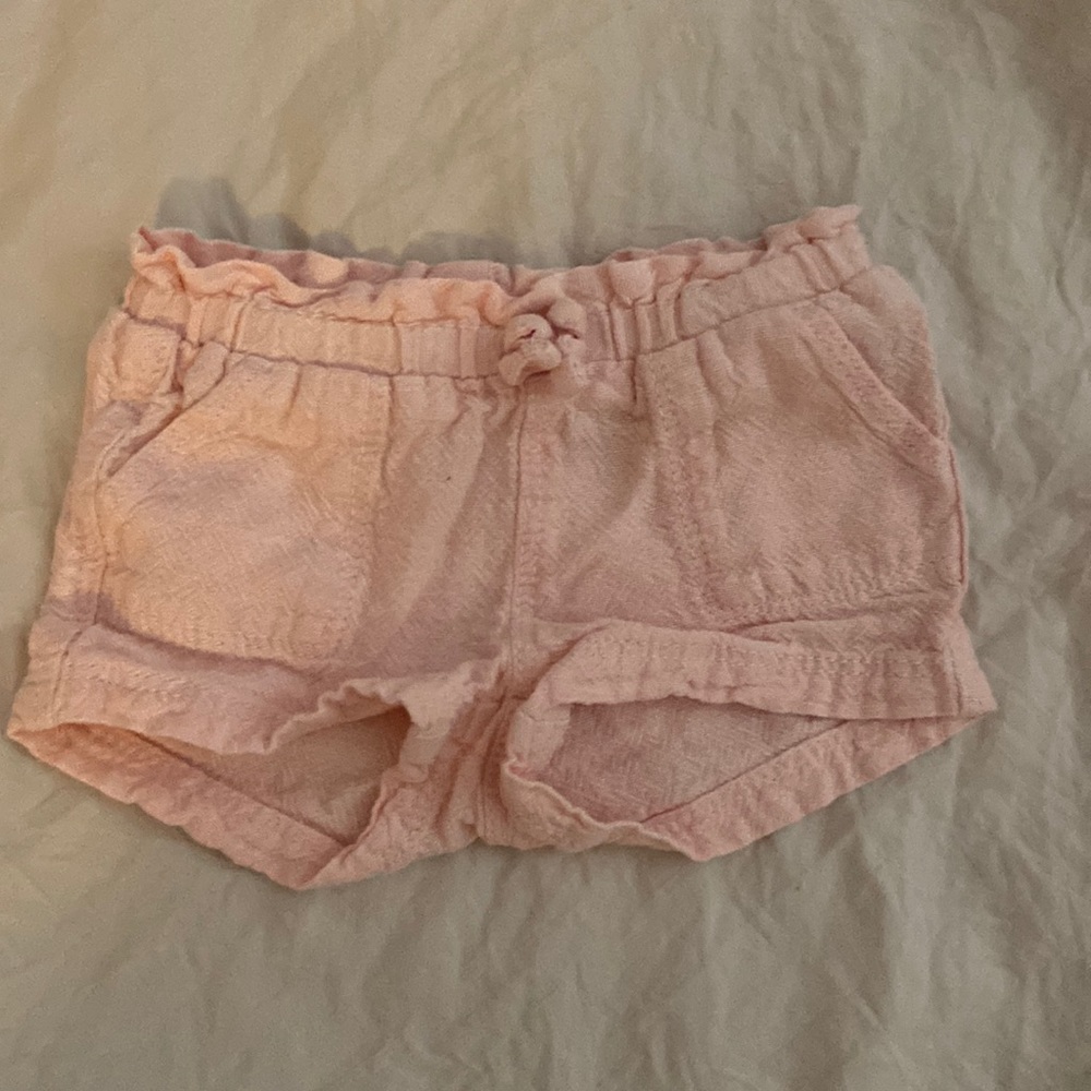 Baby girl drawstring shorts